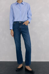 Pedro del Hierro Jeans straight basic Azul