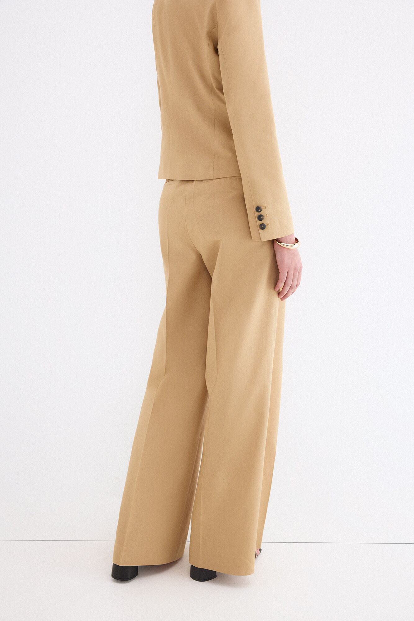 Pedro del Hierro Pantal&oacute;n de traje color camel Beige