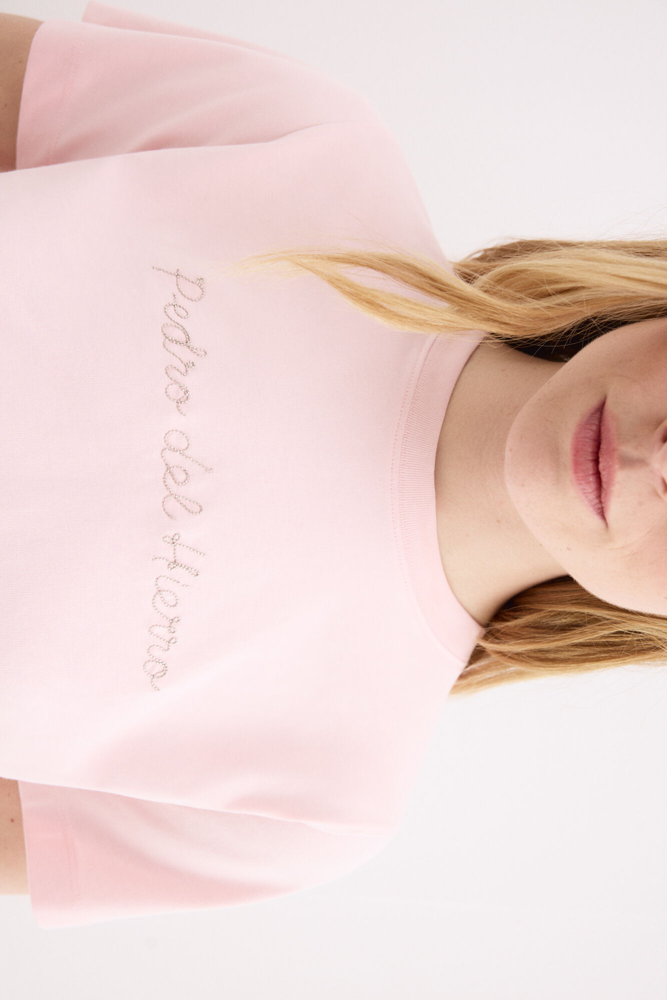Pedro del Hierro Camiseta manga corta logo metallico