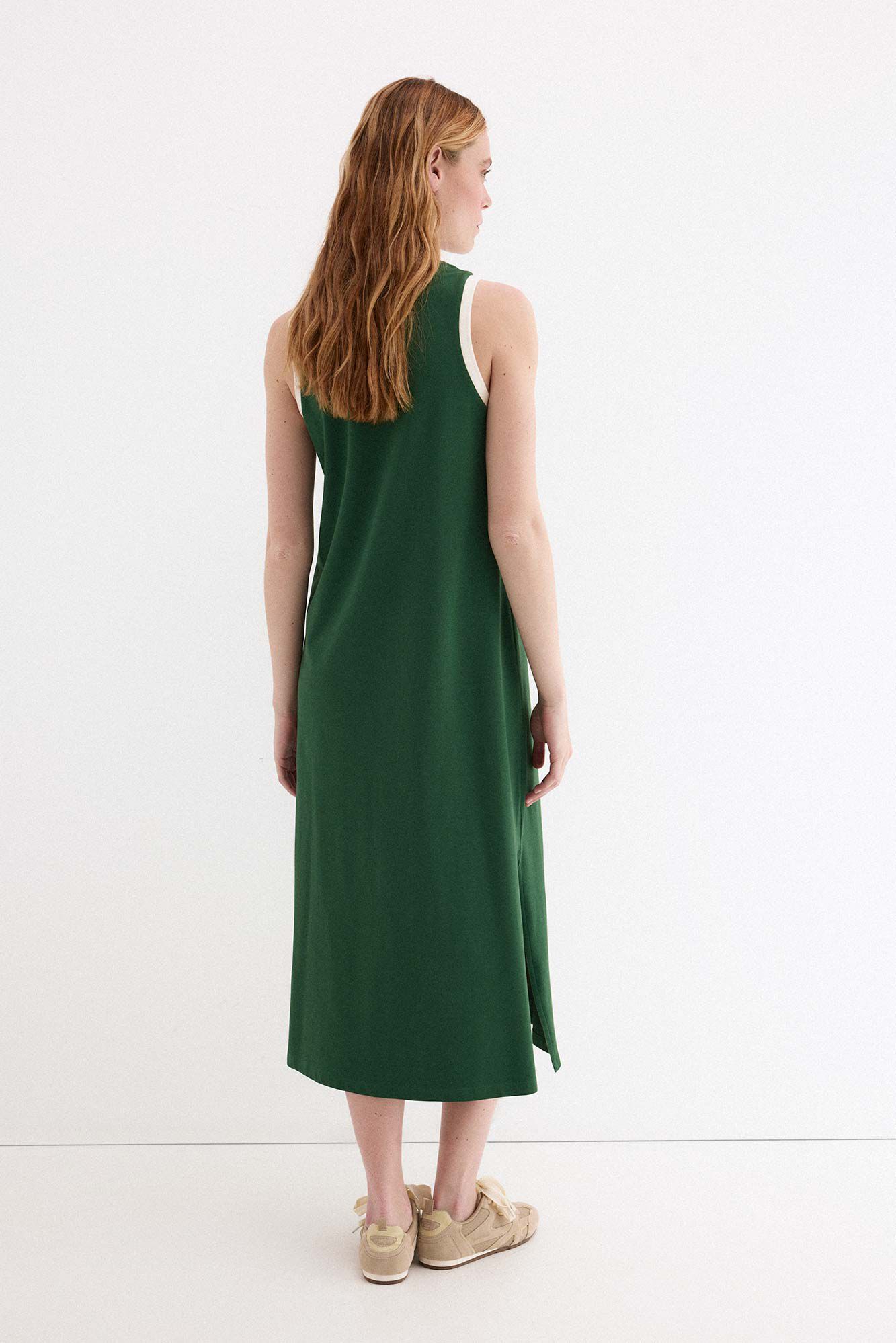 Pedro del Hierro Vestido cuello polo Verde