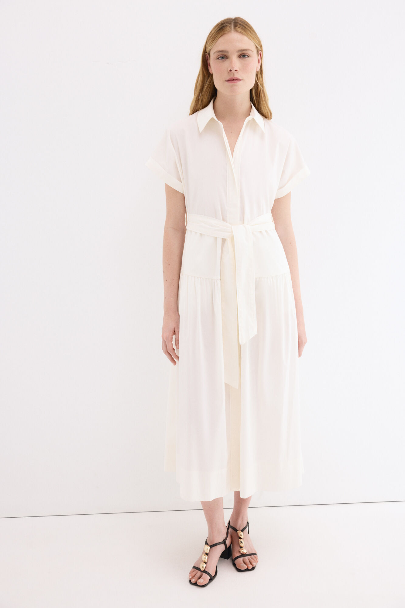 Pedro del Hierro Vestido camisero de popel&iacute;n