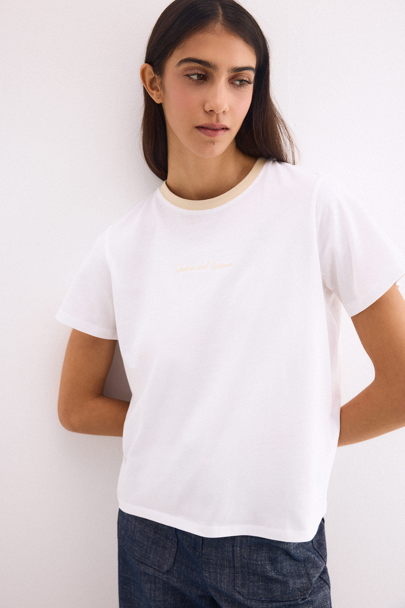 Pedro del Hierro Playera con contraste Pedro del Hierro