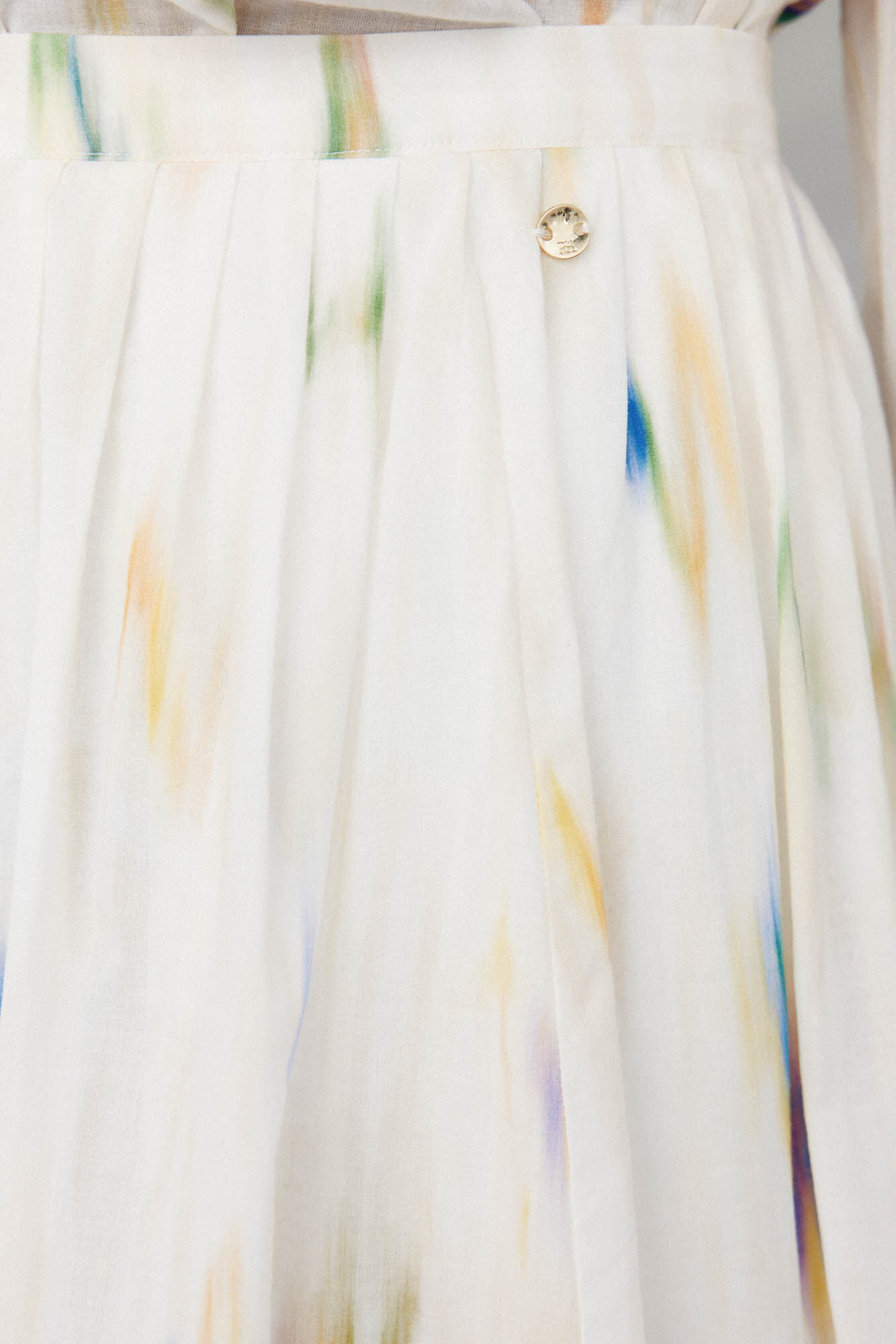 Pedro del Hierro Falda midi estampada de vuelo Varios