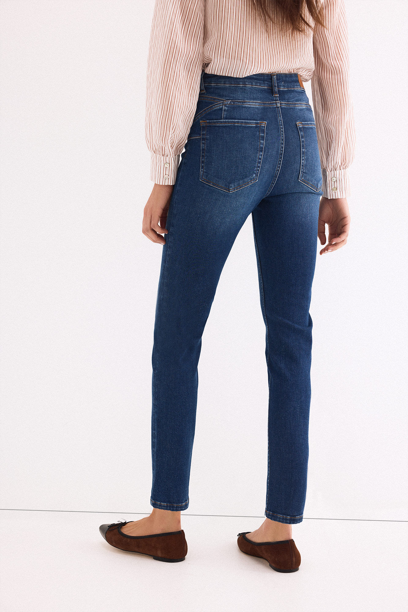 Pedro del Hierro Jeans push up skinny Azul