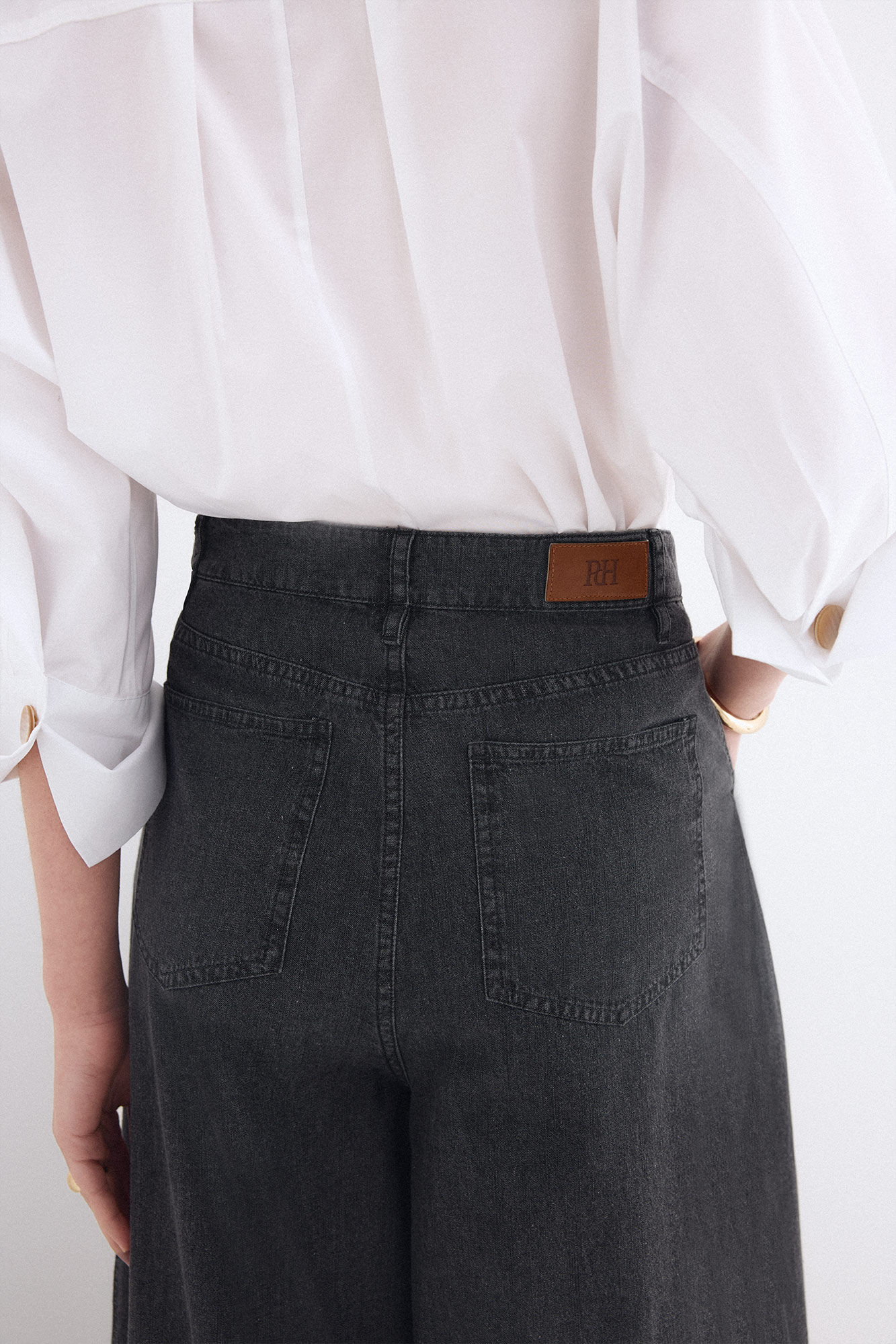 Pedro del Hierro Falda pantal&oacute;n vaquera Gris