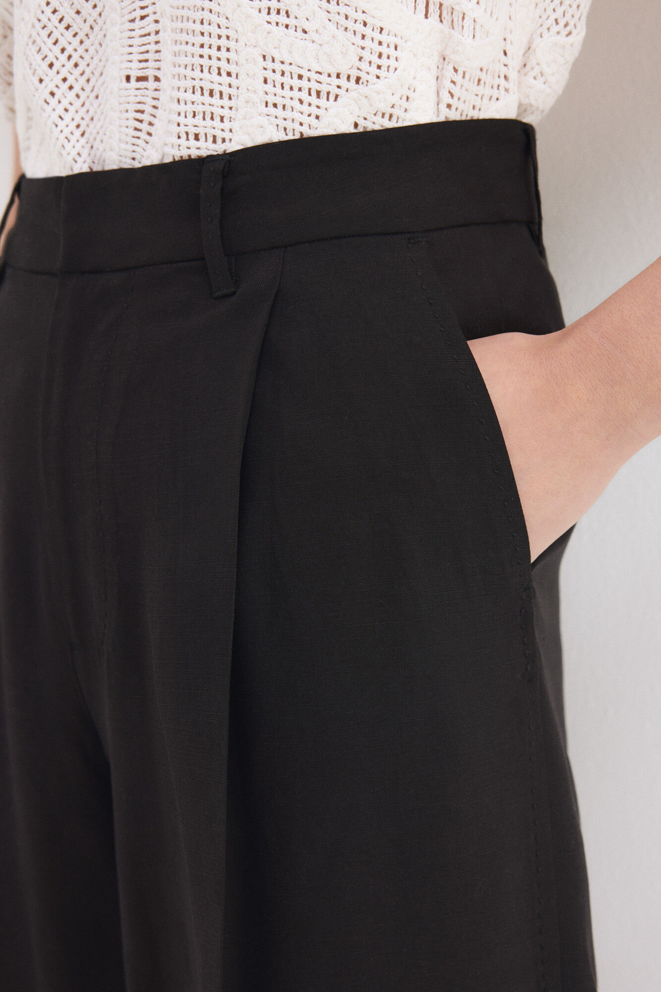 Pedro del Hierro Bermudas largas cl&aacute;sicas Negro