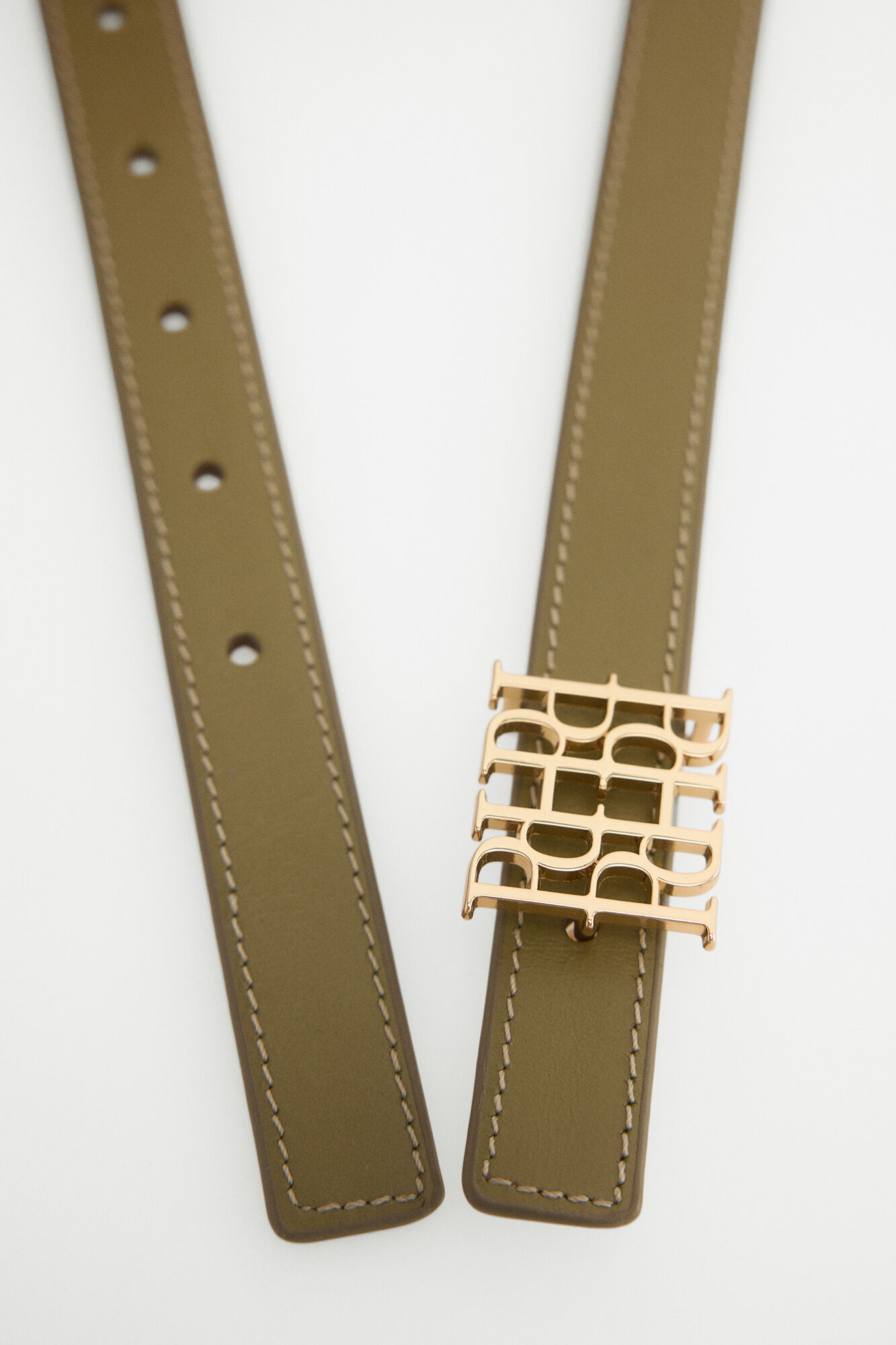 Pedro del Hierro Cintur&oacute;n reversible de piel Beige