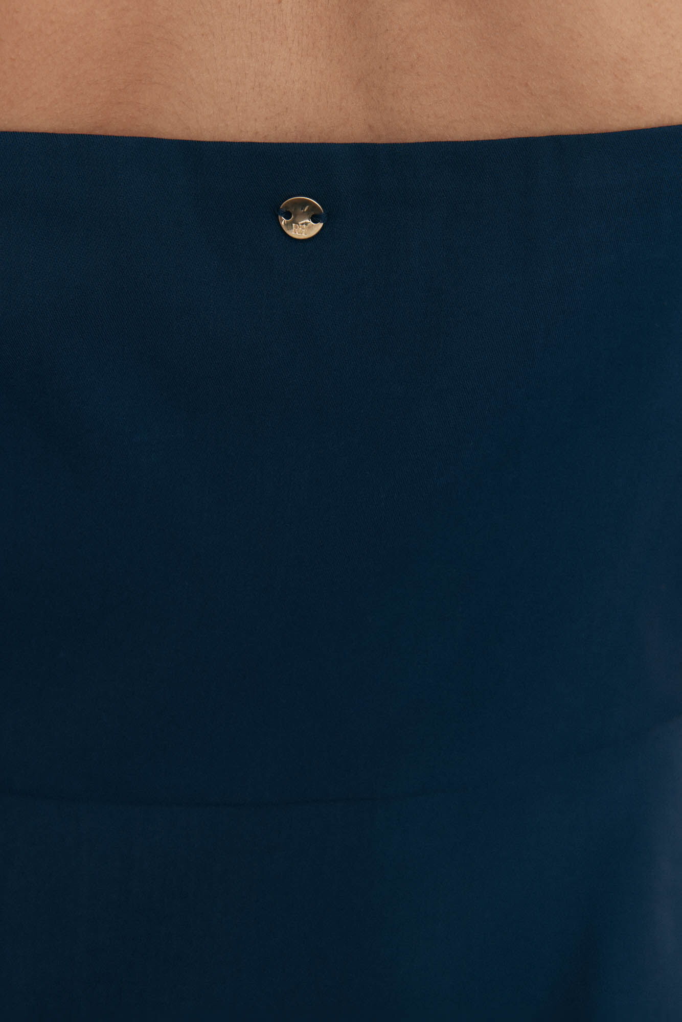 Pedro del Hierro Top liso strapless Azul