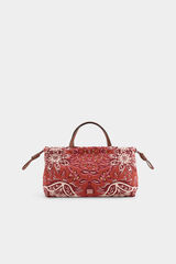 Pedro del Hierro Bolso bandolera estampado Beige
