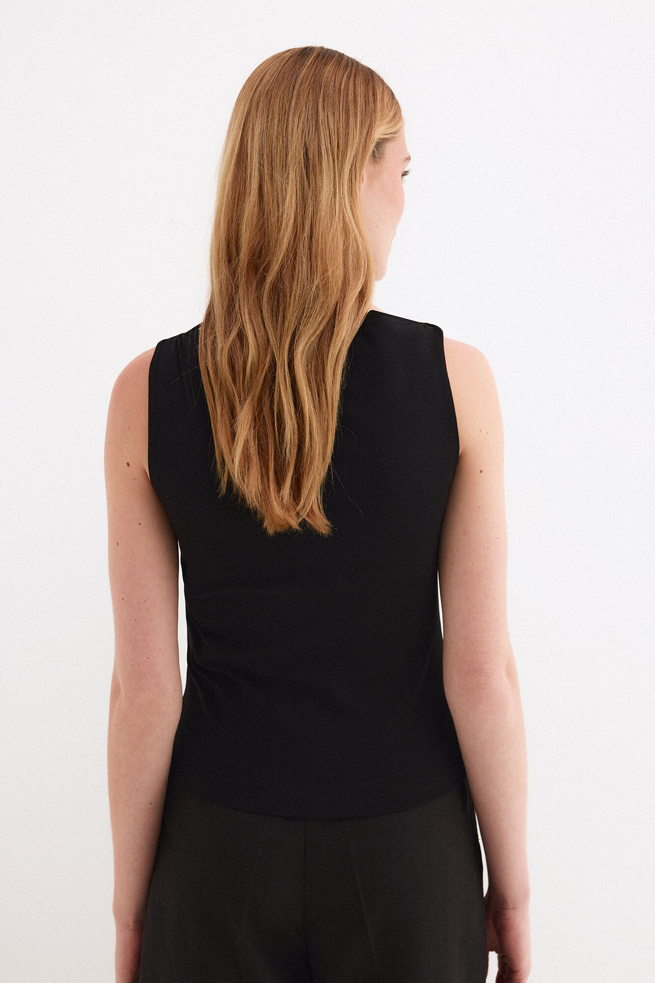 Pedro del Hierro Camiseta sin mangas Negro