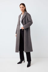 Pedro del Hierro Abrigo doble faz tailoring Gris