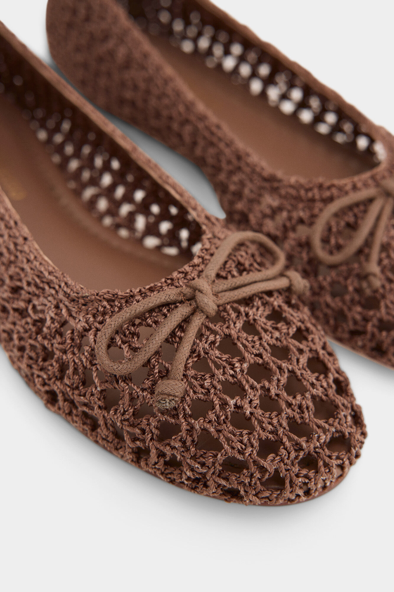 Pedro del Hierro Bailarina crochet Beige
