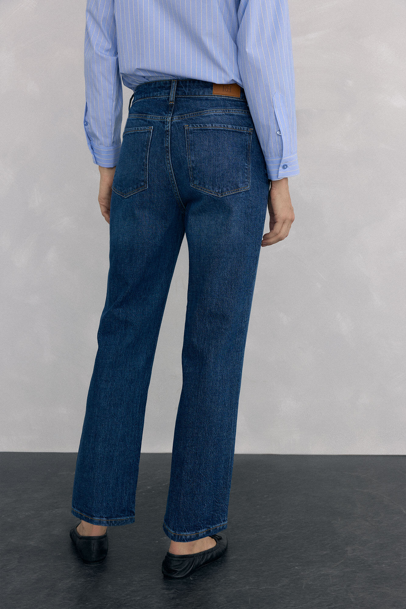 Pedro del Hierro Jeans straight basic Azul