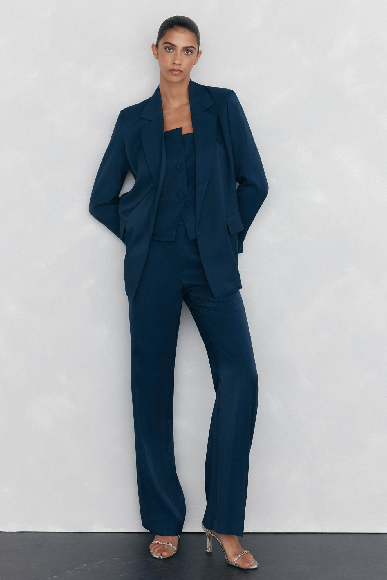 Pedro del Hierro Pantal&oacute;n flare Azul