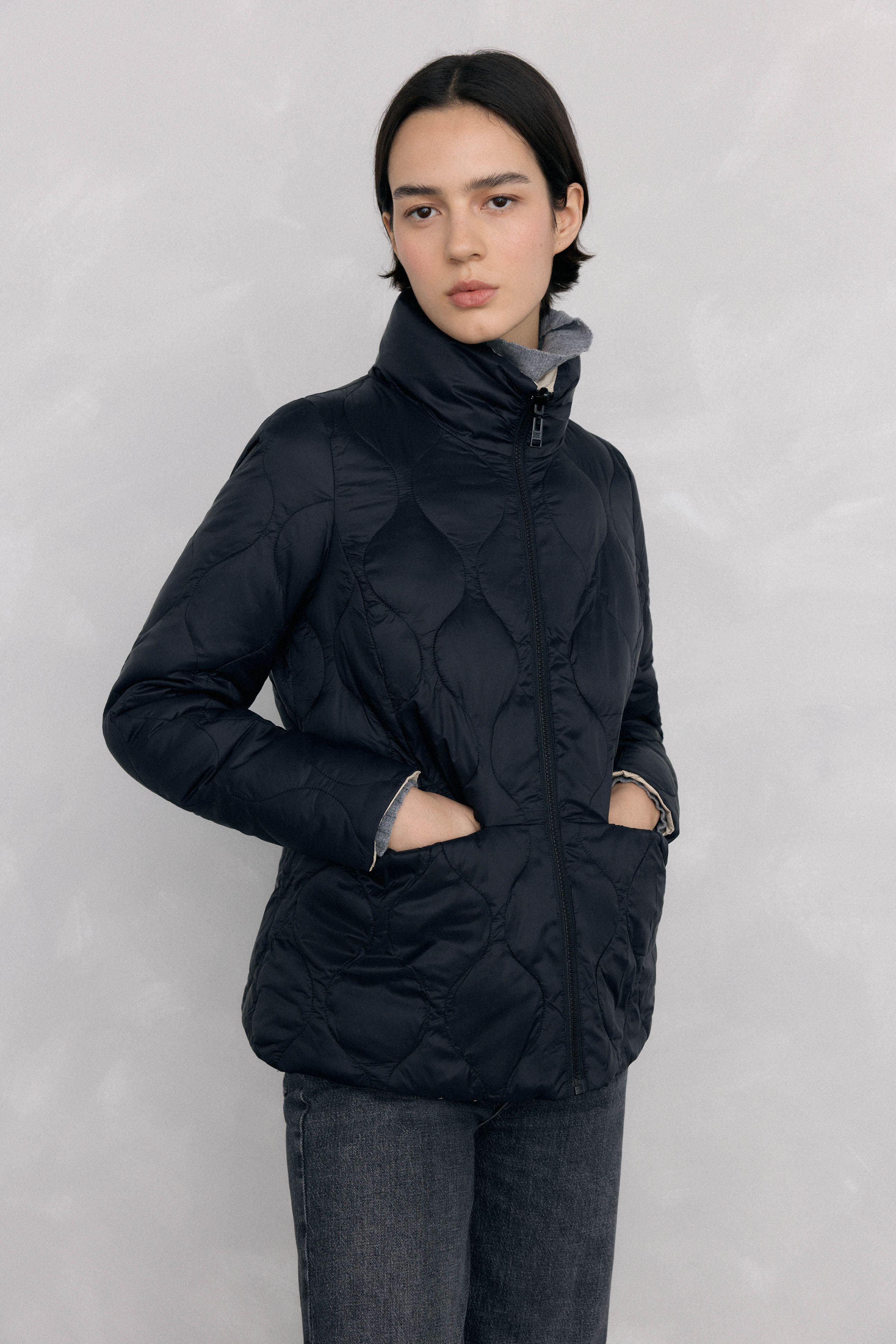 Pedro del Hierro Chamarra ultraligera corta reversible