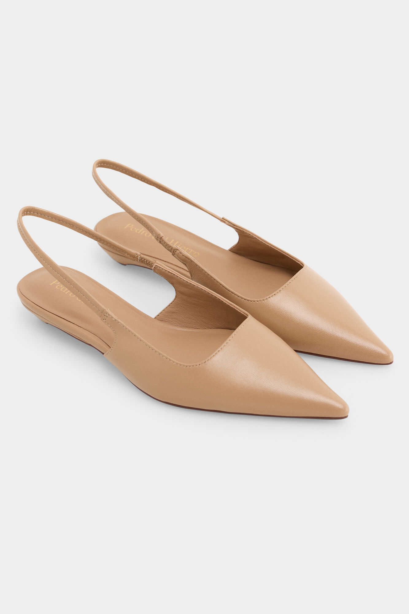 Pedro del Hierro Zapato plano piel brillante