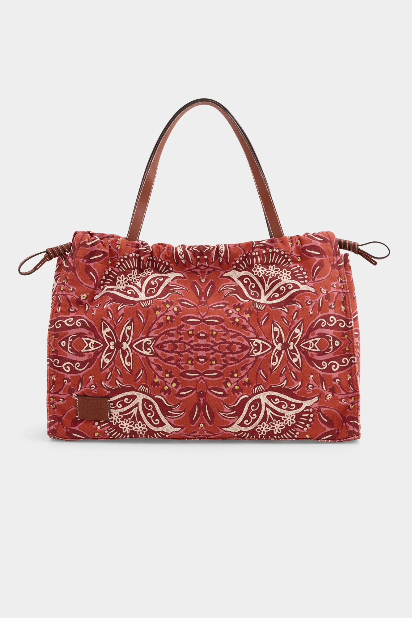Pedro del Hierro Bolsa de hombro estampada Beige