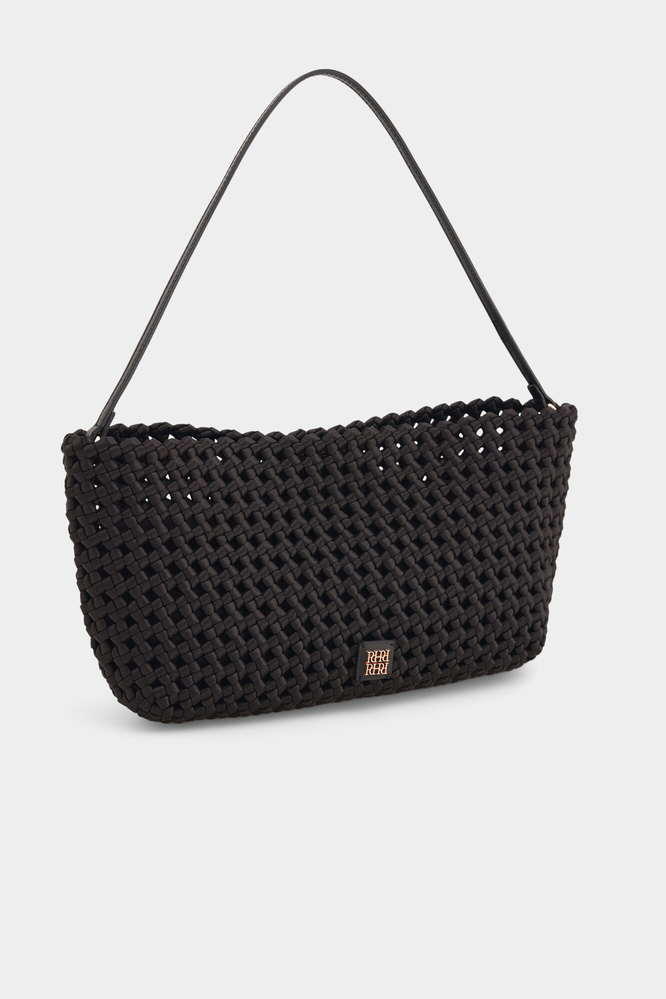 Pedro del Hierro Bolsa de hombro trenzada Negro