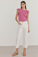 Pedro del Hierro Jeans stove pipe cropped Crudo