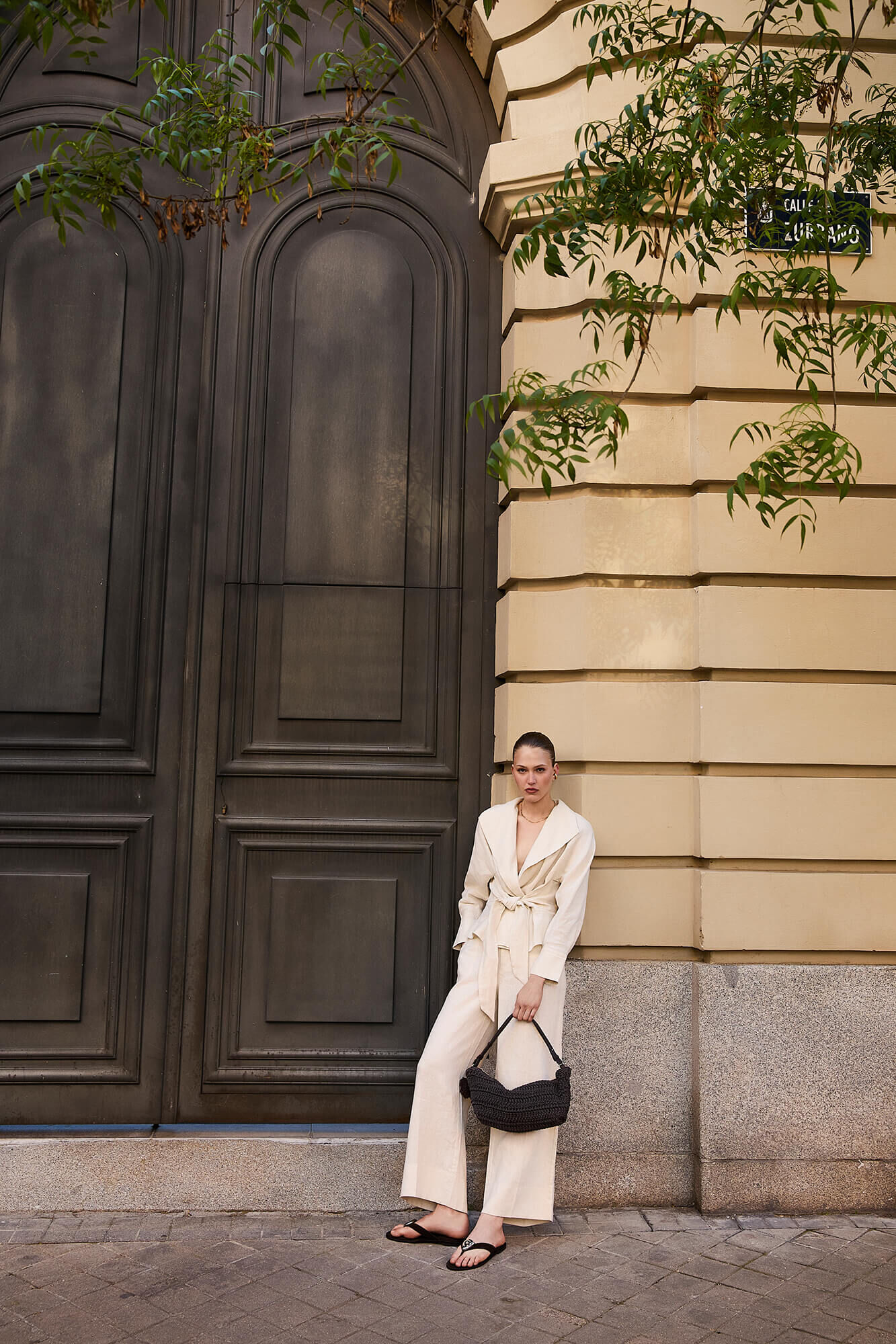 Pedro del Hierro Blazer con nudo