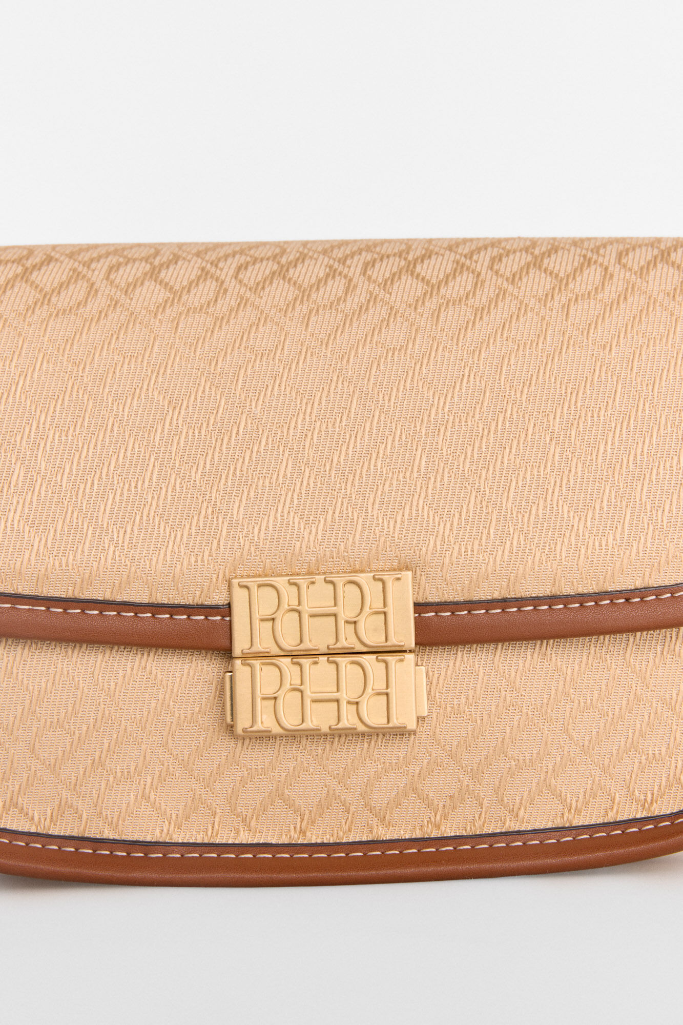 Pedro del Hierro Bandolera jacquard Beige