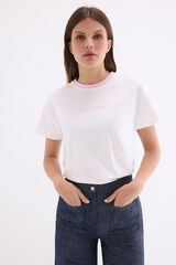 Pedro del Hierro Playera con contraste Pedro del Hierro Rosa