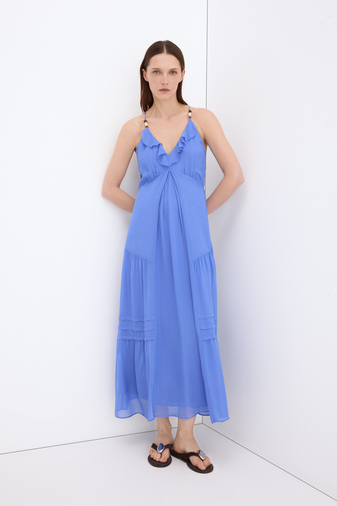 Pedro del Hierro Vestido fluido tirantes