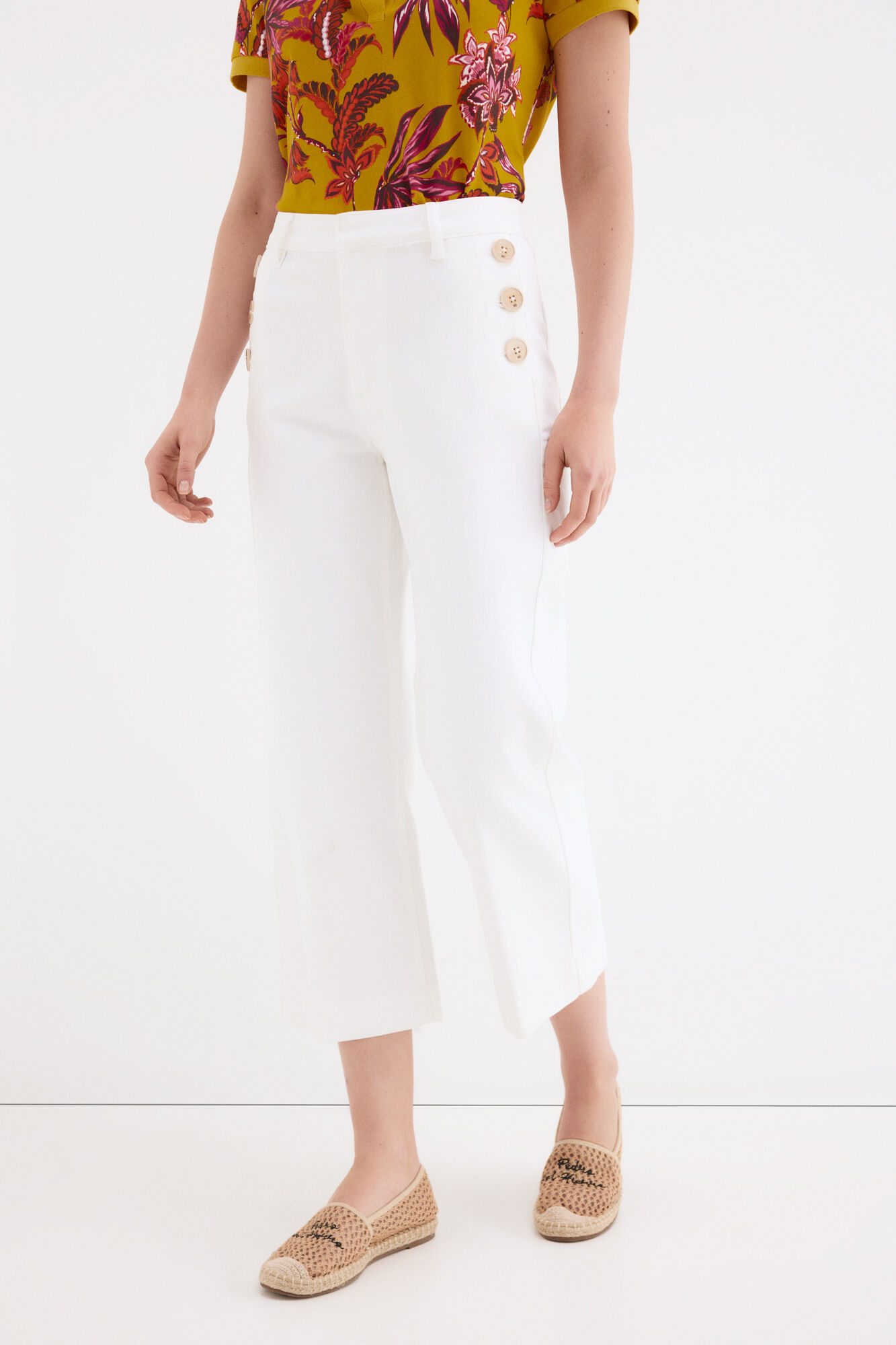 Pedro del Hierro Jeans capri wide leg