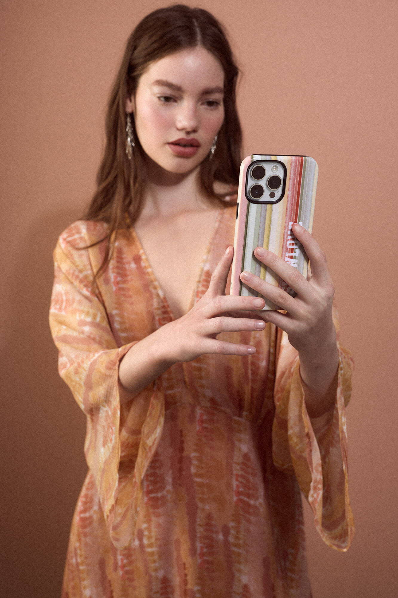 Slowlove Blusa fluida estampada Multicolor