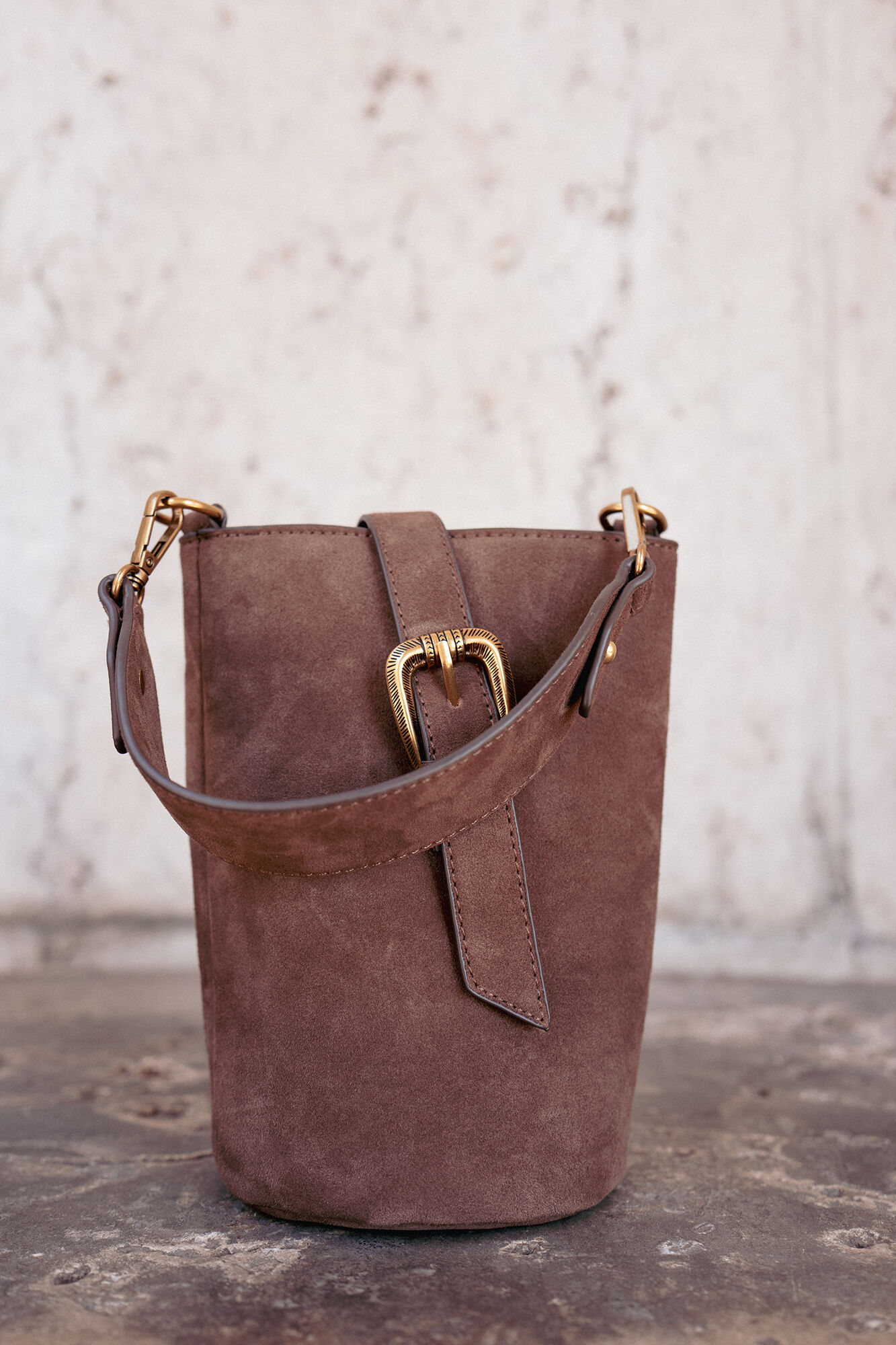 Slowlove Bolsa de piel tipo saco