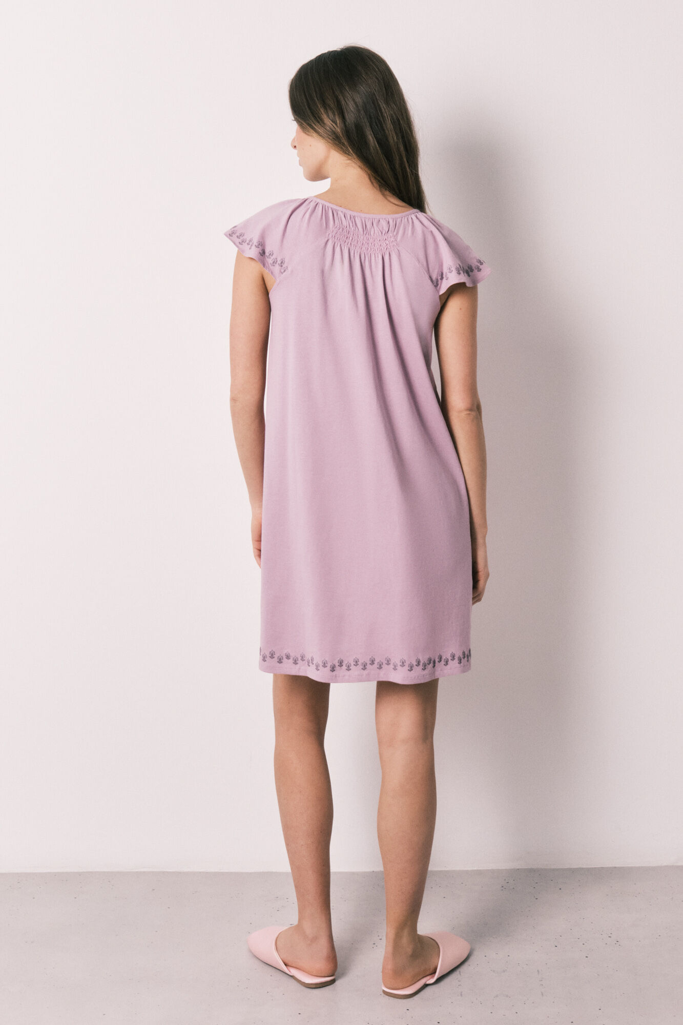 Women'secret Camis&oacute;n corto de 100% algod&oacute;n rosa rosa