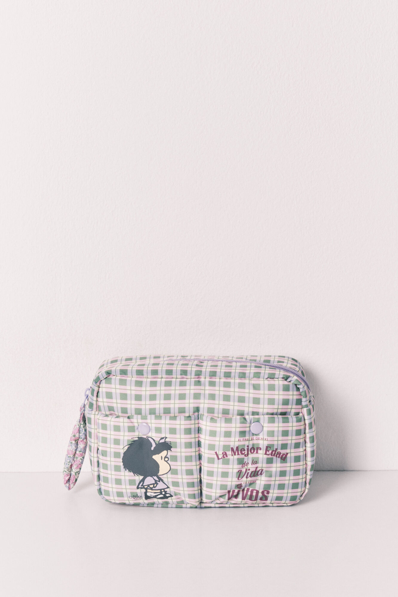 Women'secret Neceser mediano de cuadros Mafalda