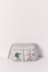 Women'secret Neceser mediano de cuadros Mafalda rosa