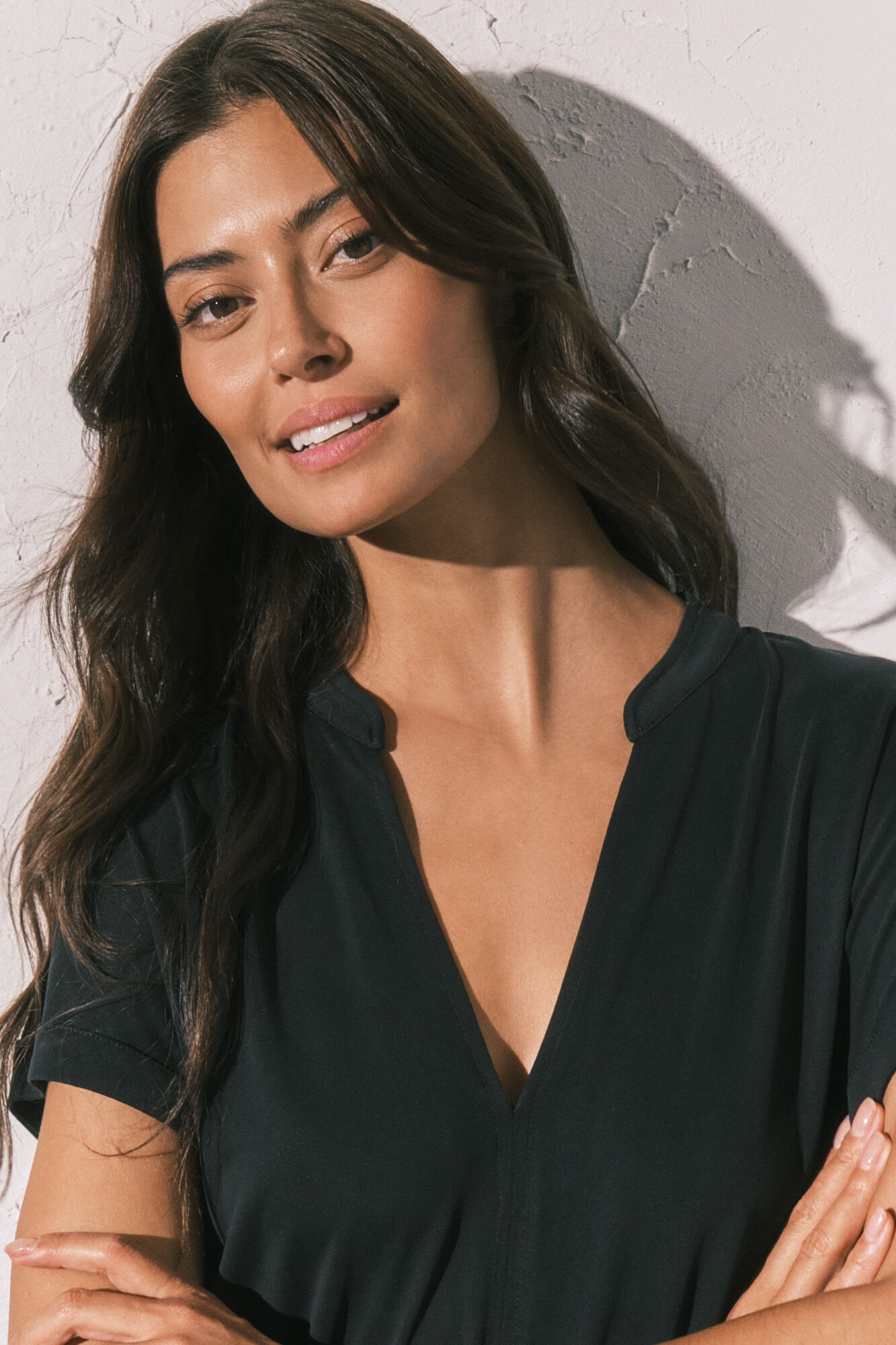 Women'secret Jumpsuit largo fluido negro negro