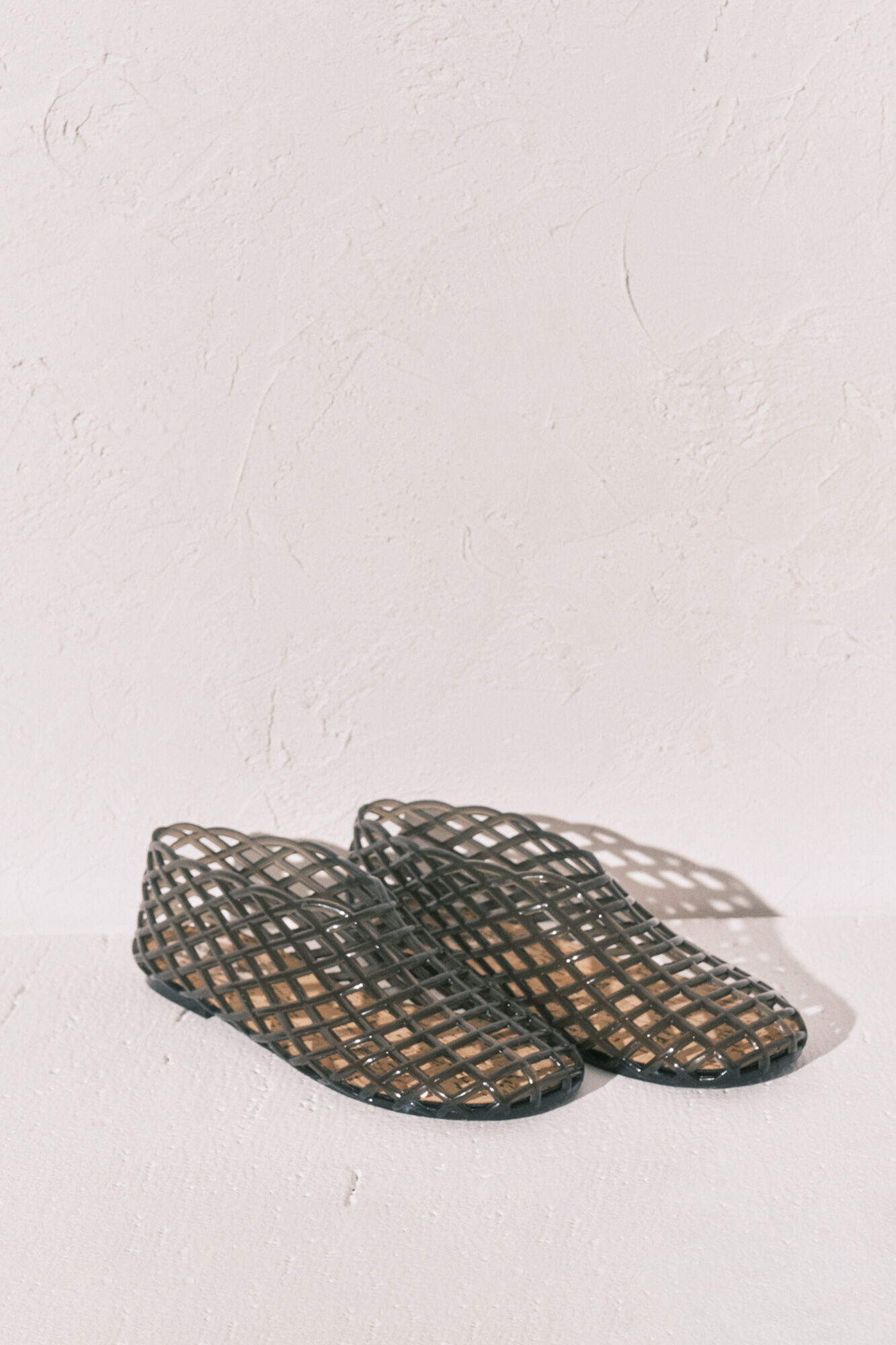 Women'secret Sandalias jelly efecto red negras negro