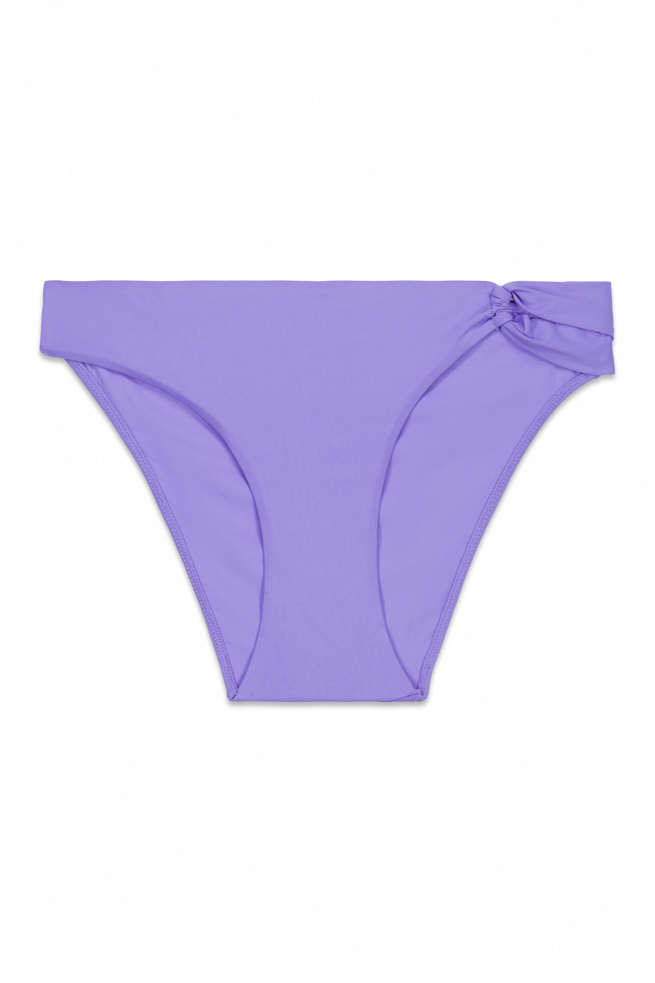 Women'secret Panty de bikini cl&aacute;sica twist lateral lila morado/lila