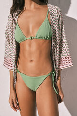 Women'secret Panty de bikini brasile&ntilde;o textura crinkle verde verde