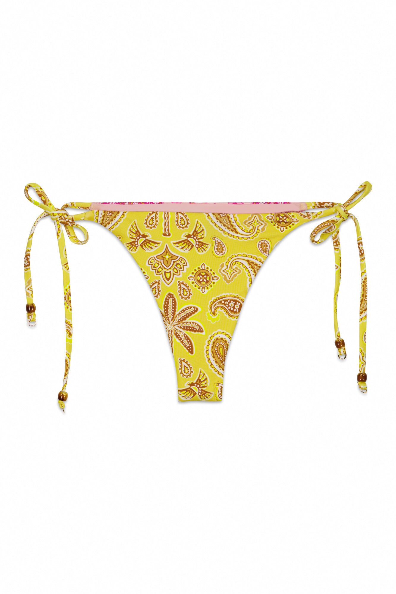 Women'secret Panty de bikini tanga estampado multicolor estampado