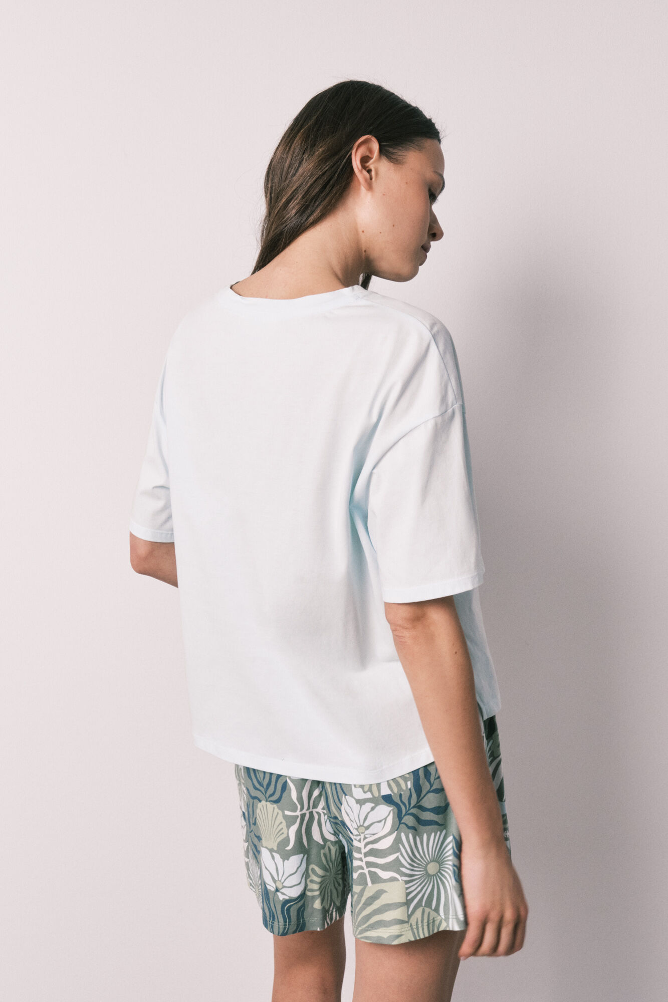 Women'secret Pijama corta de manga corta Stitch azul azul