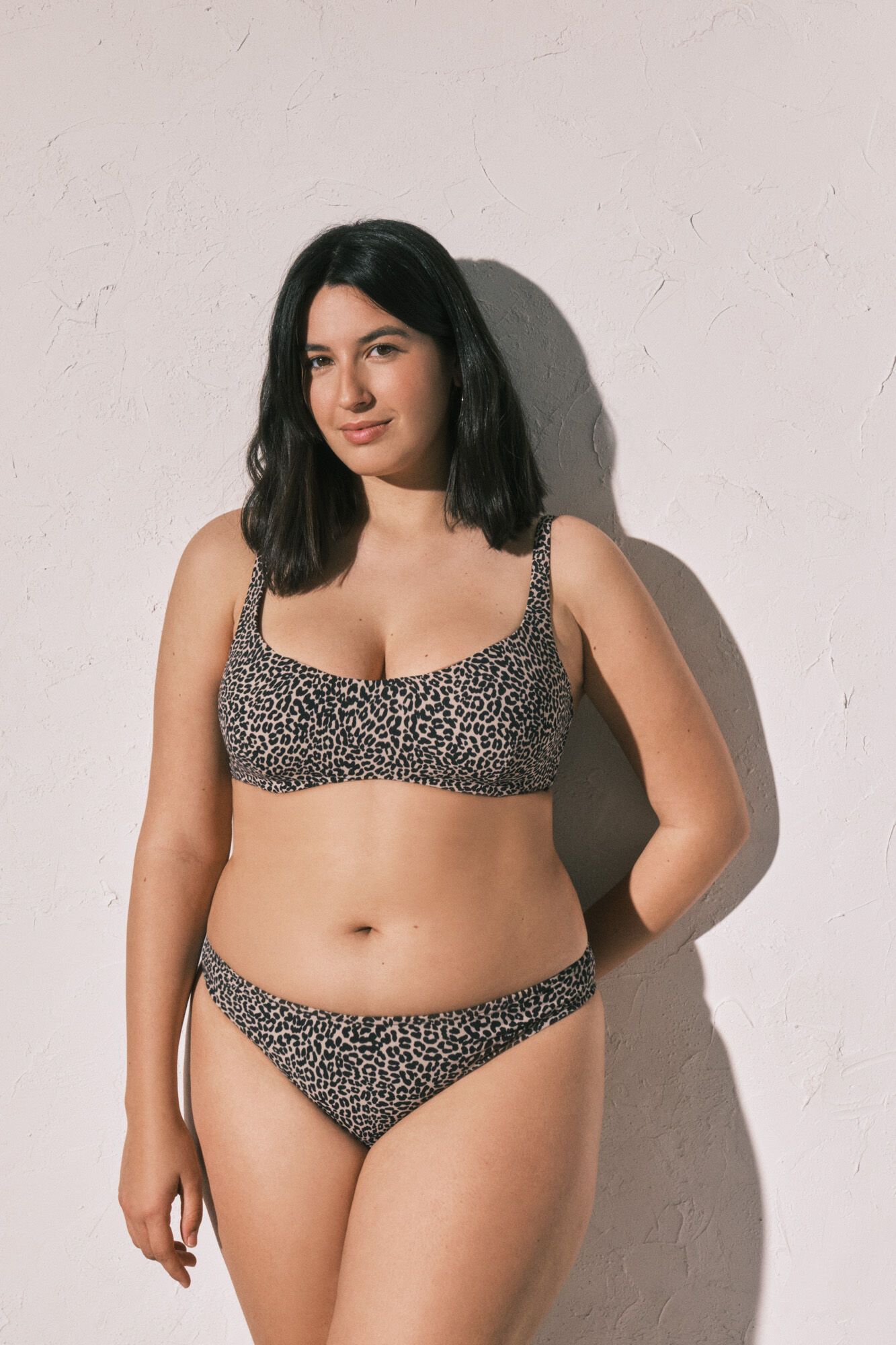 Women'secret Panty bikini cl&aacute;sica animal print leopardo blanco