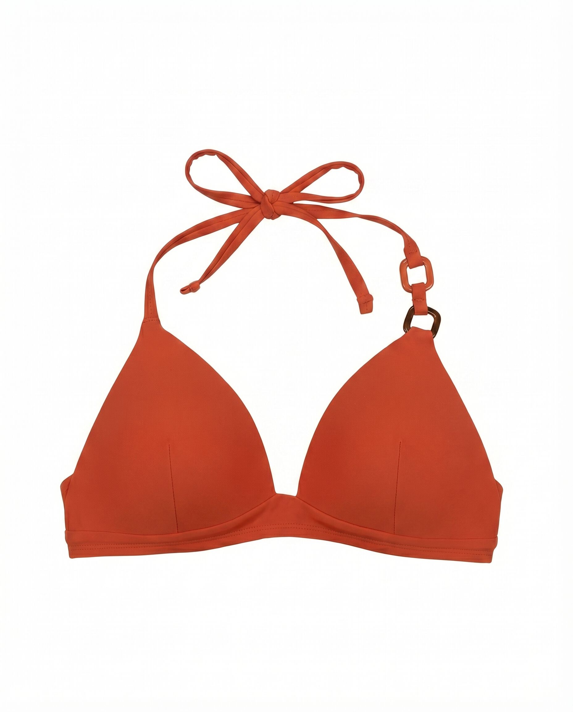 Women'secret Top bikini triangular fijo naranja naranja