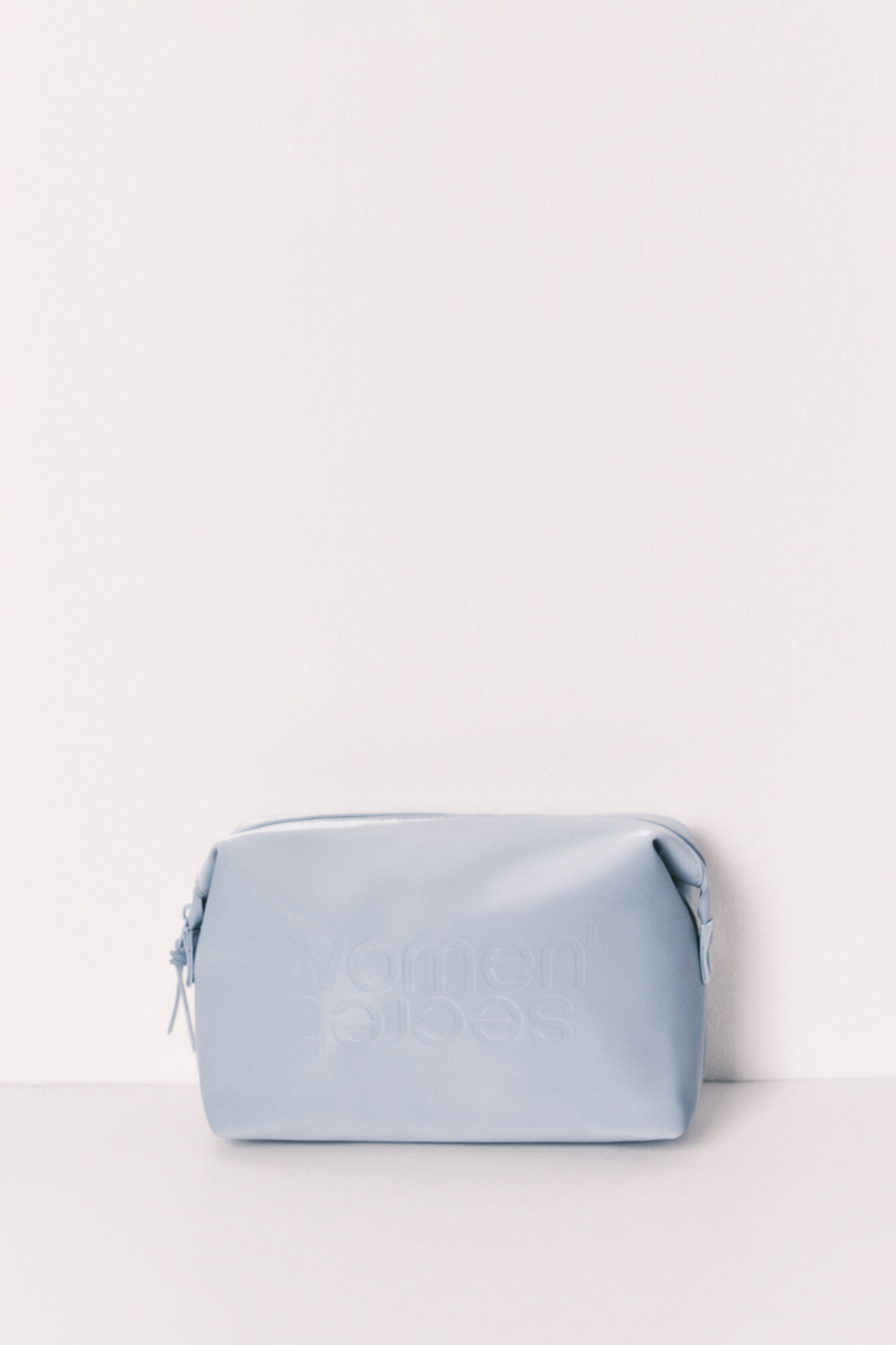 Women'secret Neceser mediano de goma azul azul