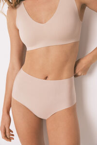 Women'secret Panty nude de tiro alto y corte limpio
