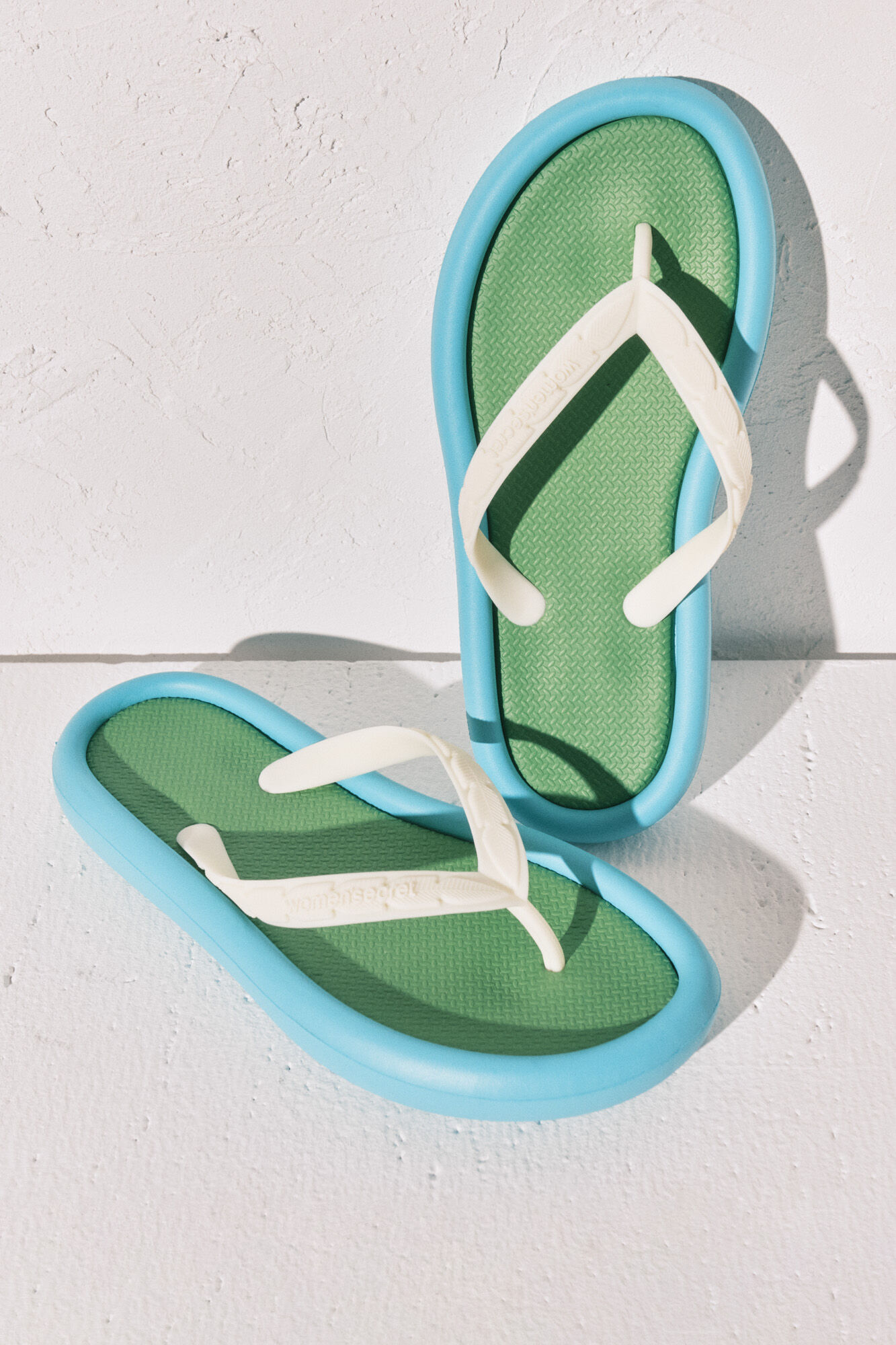 Women'secret Chanclas efecto bloques color