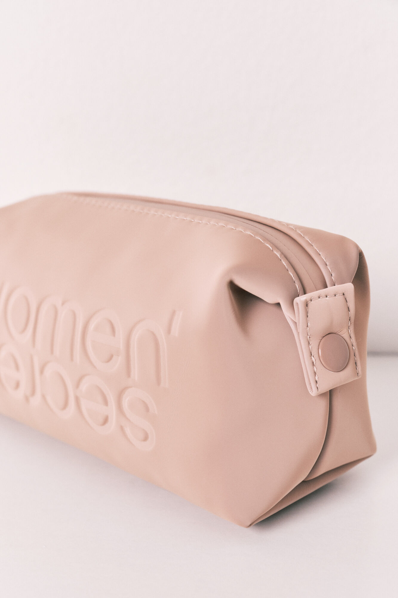 Women'secret Neceser peque&ntilde;o de goma marr&oacute;n nude