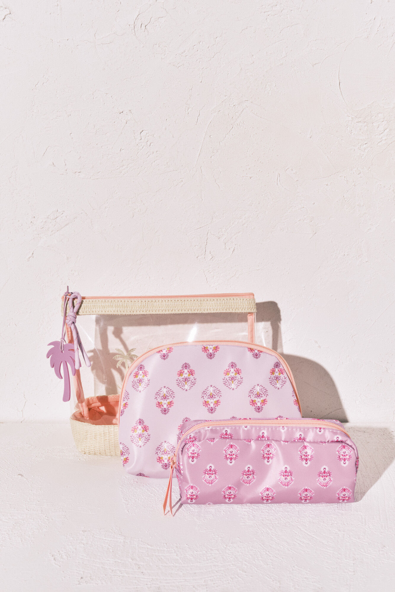 Women'secret Pack 3 neceseres transparentes y estampados estampado