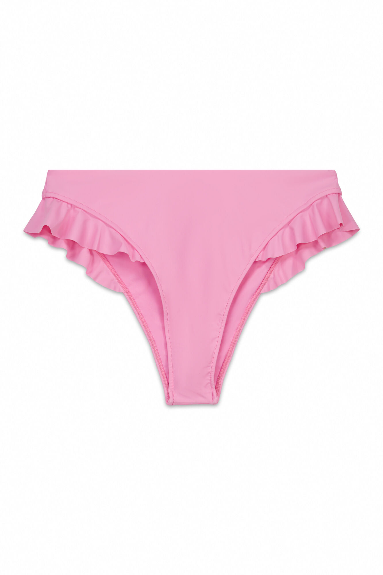 Women'secret Panty de bikini brasile&ntilde;a con volantes rosa rosa