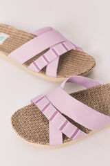 Women'secret Sandalias multitiras SmileyWorld&reg; morado/lila