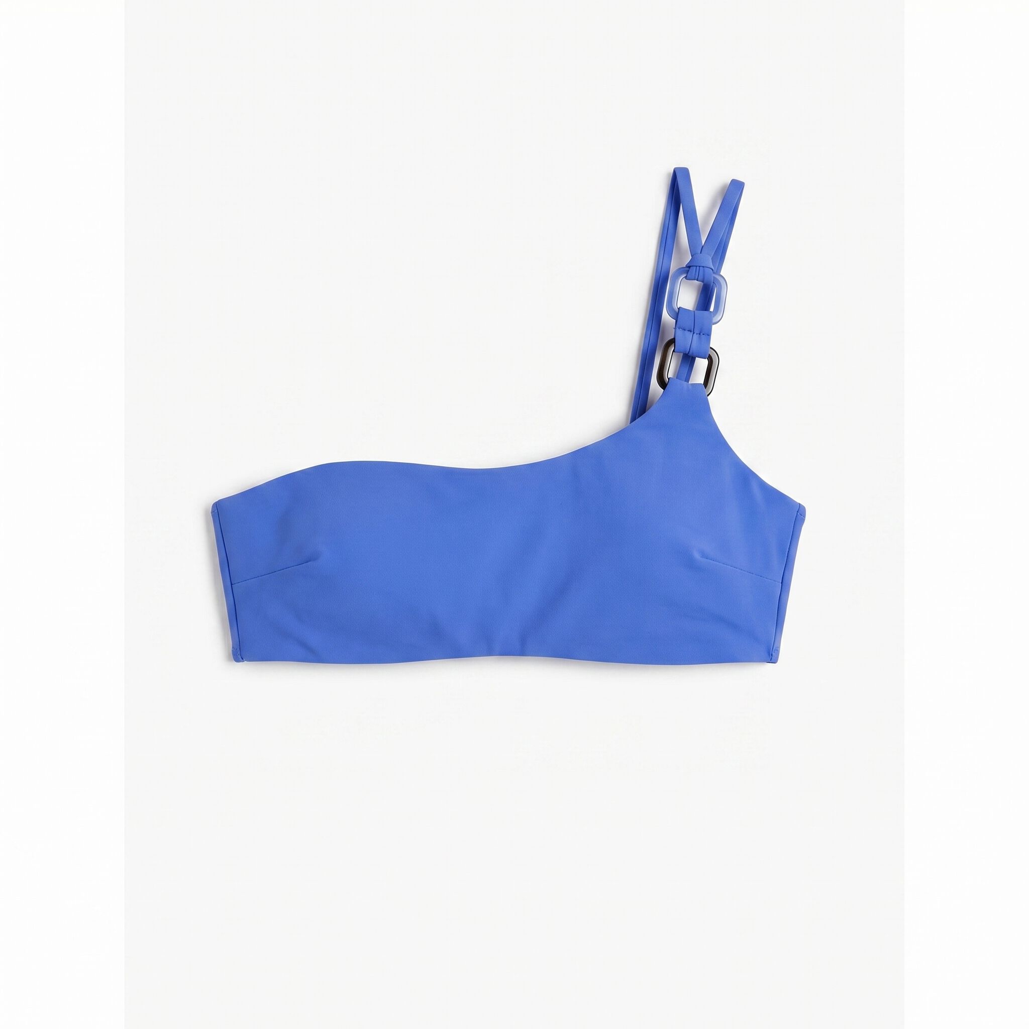 Women'secret Top bikini asim&eacute;trico azul azul