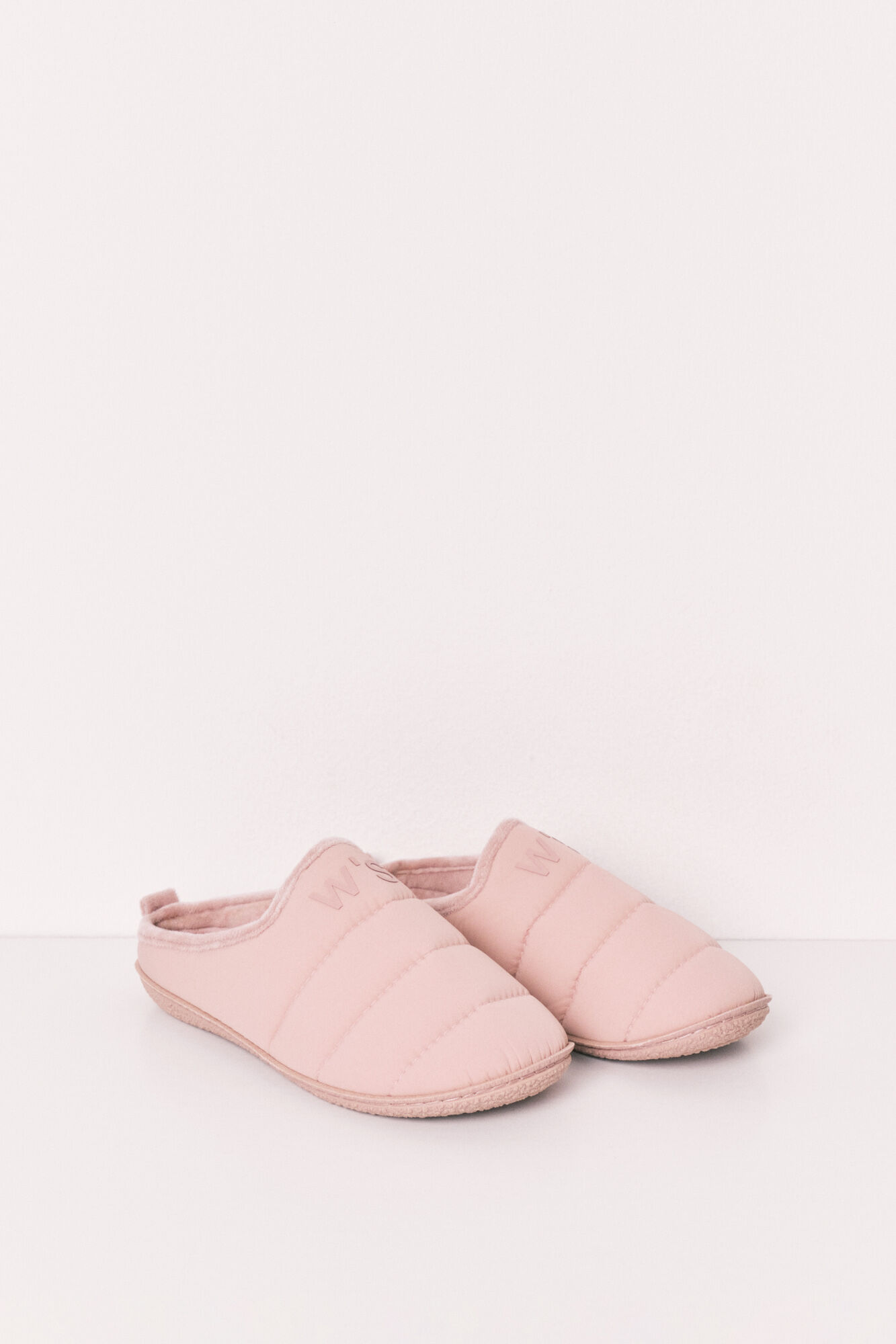 Women'secret Pantuflas acolchadas rosa nude